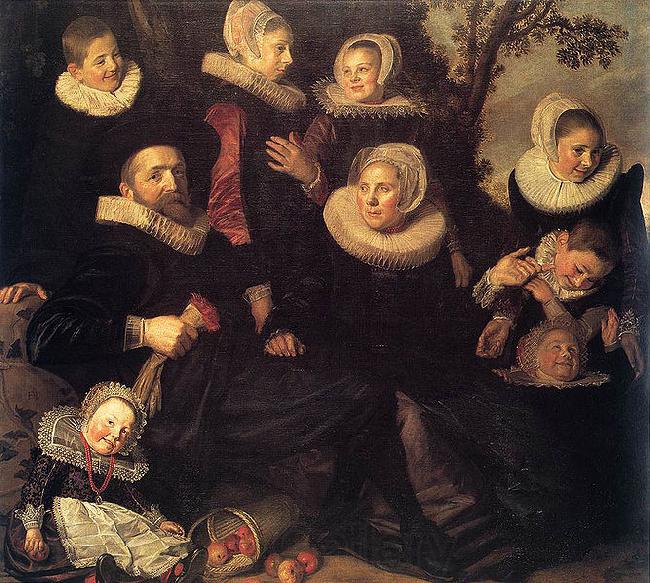 Frans Hals Portrait of an unknown family Germany oil painting art